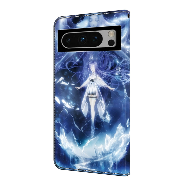 For Google Pixel 9 Crystal Painted Leather Phone case(Magic Fairy) - Google Cases by PMC TechLife | Online Shopping South Africa | PMC TechLife | Buy Now Pay Later Mobicred