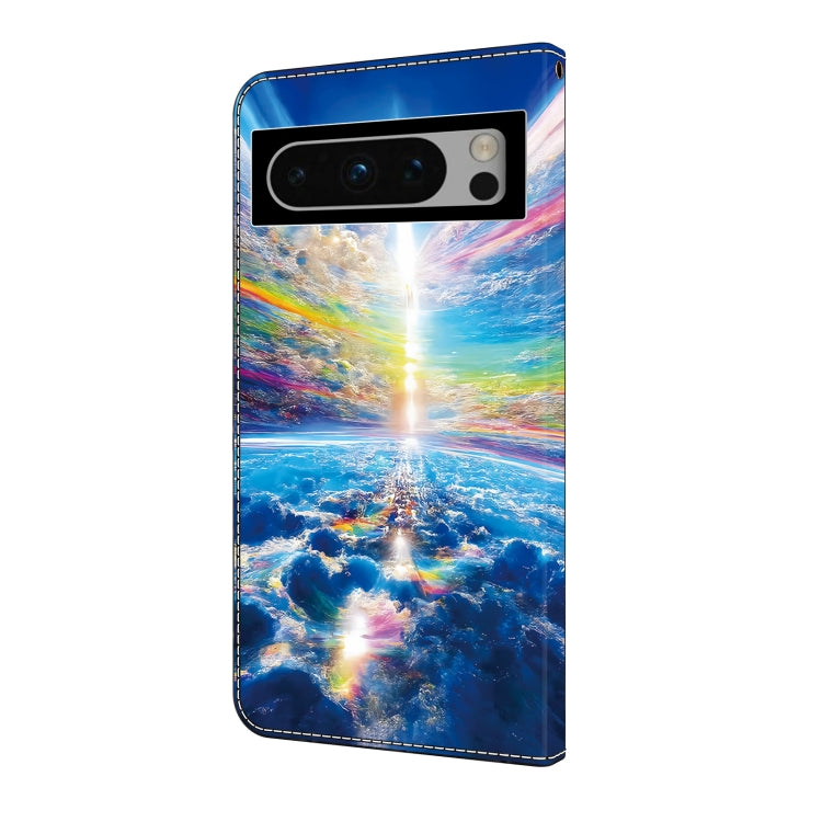 For Google Pixel 9 Crystal Painted Leather Phone case(Colorful Sky) - Google Cases by PMC TechLife | Online Shopping South Africa | PMC TechLife | Buy Now Pay Later Mobicred