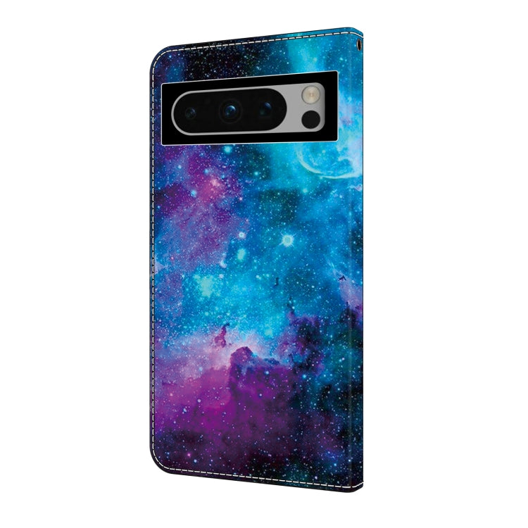 For Google Pixel 9 Crystal Painted Leather Phone case(Starry Sky) - Google Cases by PMC TechLife | Online Shopping South Africa | PMC TechLife | Buy Now Pay Later Mobicred