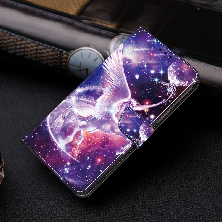 For Google Pixel 9 Pro Crystal Painted Leather Phone case(Unicorn) - Google Cases by PMC TechLife | Online Shopping South Africa | PMC TechLife | Buy Now Pay Later Mobicred