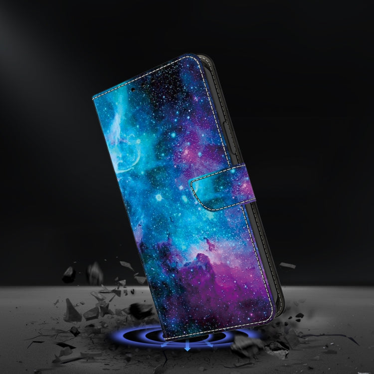 For Google Pixel 9 Pro Crystal Painted Leather Phone case(Starry Sky) - Google Cases by PMC TechLife | Online Shopping South Africa | PMC TechLife | Buy Now Pay Later Mobicred