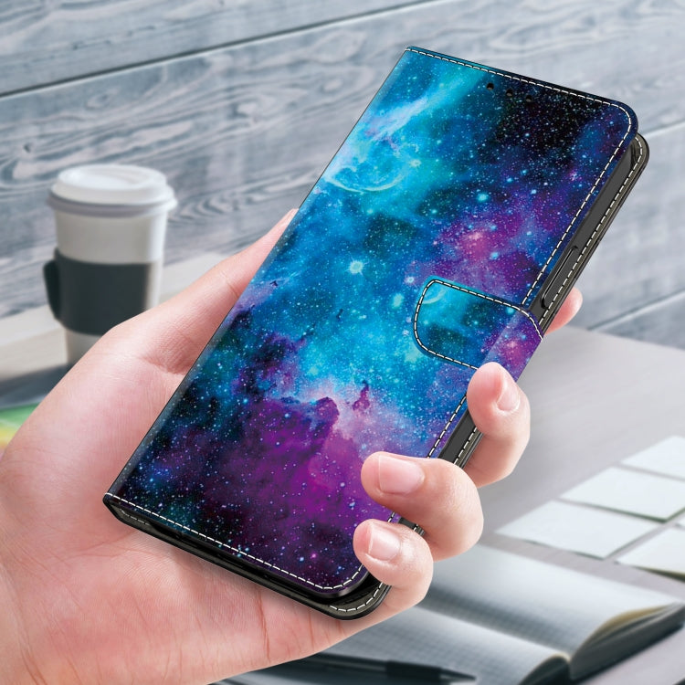 For Google Pixel 9 Pro Crystal Painted Leather Phone case(Starry Sky) - Google Cases by PMC TechLife | Online Shopping South Africa | PMC TechLife | Buy Now Pay Later Mobicred