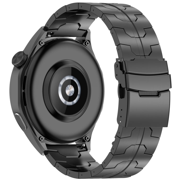 22mm Titanium Metal Watch Band(Black) - 22mm Bands by PMC TechLife | Online Shopping South Africa | PMC TechLife