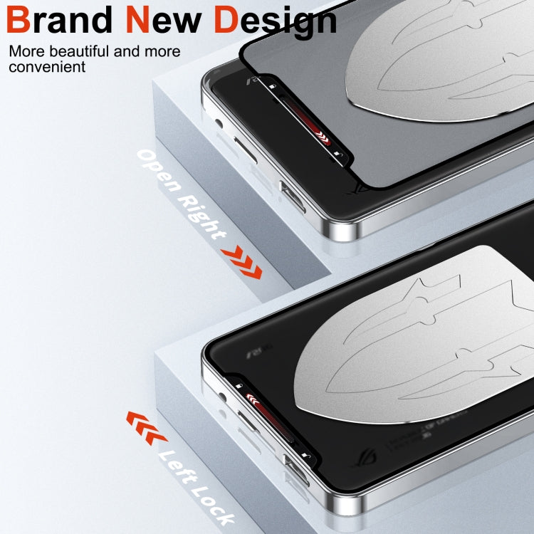 For ASUS ROG Phone 9 / 9 Pro Metal Cooling Phone Case(Silver) - free shipping - PMC TechLife - Order now!