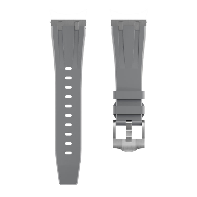 22mm Flat Head Silicone Watch Band(Silver Grey) - free shipping - PMC TechLife - Order now!