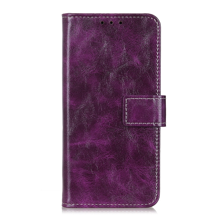 For Google Pixel 9 Pro Retro Crazy Horse Texture Flip Leather Phone Case(Purple) - Google Cases by PMC TechLife | Online Shopping South Africa | PMC TechLife | Buy Now Pay Later Mobicred