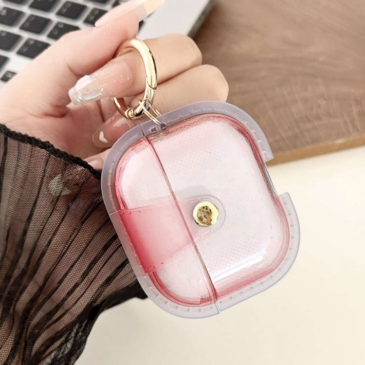For AirPods 3 Magnetic Clear Armor TPU TWS Earphone Case(Pink) - For AirPods 3 by PMC Jewellery | Online Shopping South Africa | PMC Jewellery | Buy Now Pay Later Mobicred