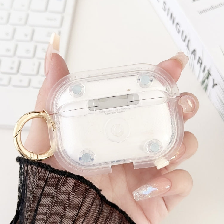 For AirPods Pro 1 Magnetic Clear Armor TPU TWS Earphone Case(Tansparent) - For AirPods Pro by PMC Jewellery | Online Shopping South Africa | PMC Jewellery | Buy Now Pay Later Mobicred