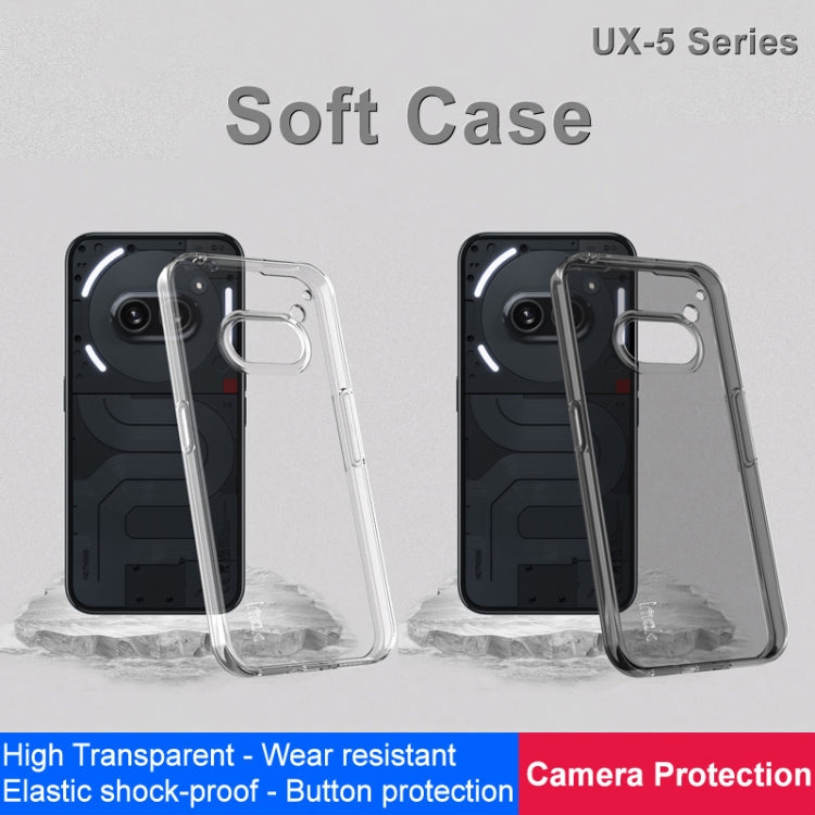 For Nothing Phone 2a 5G / 2a Plus imak UX-5 Series Transparent Shockproof TPU Protective Case(Transparent) - More Brand by imak | Online Shopping South Africa | PMC TechLife | Buy Now Pay Later Mobicred