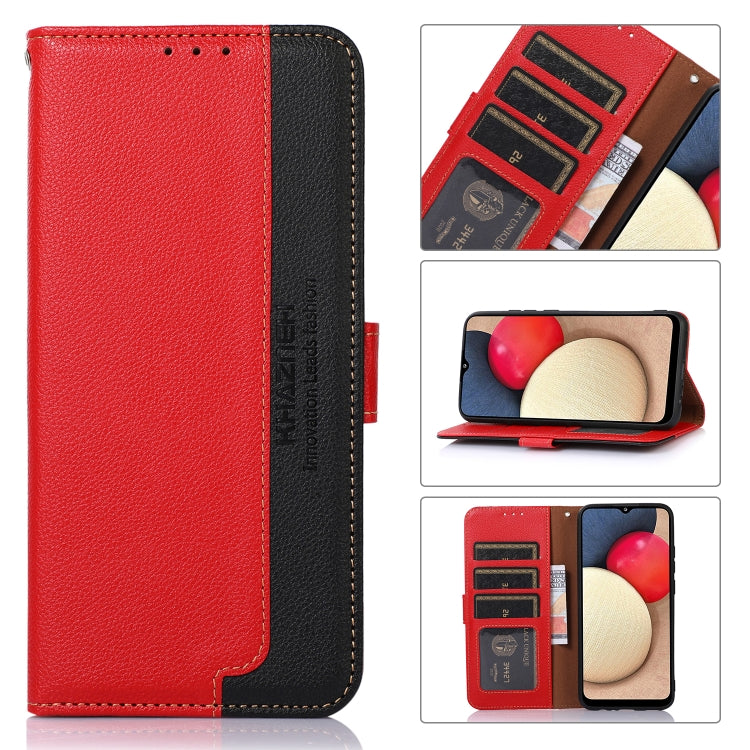 For Google Pixel 9 Pro KHAZNEH Litchi Texture Leather RFID Phone Case(Red) - Google Cases by PMC TechLife | Online Shopping South Africa | PMC TechLife | Buy Now Pay Later Mobicred