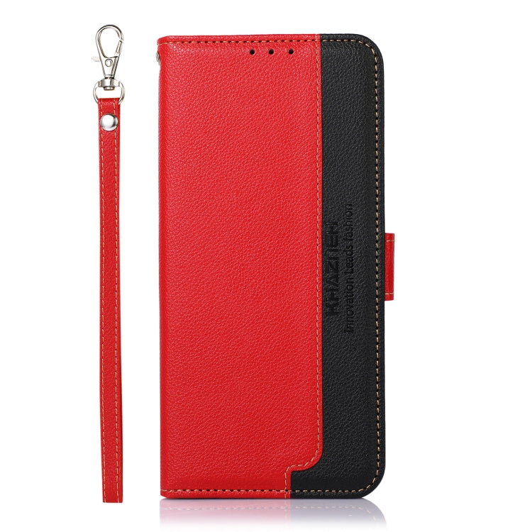 For Google Pixel 9 Pro KHAZNEH Litchi Texture Leather RFID Phone Case(Red) - Google Cases by PMC TechLife | Online Shopping South Africa | PMC TechLife | Buy Now Pay Later Mobicred