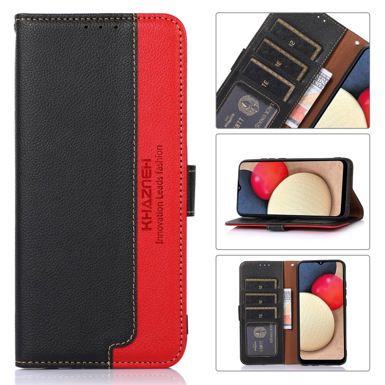 For Google Pixel 10 Pro / 9 Pro KHAZNEH Litchi Texture Leather RFID Phone Case(Black) - Google Cases by PMC TechLife | Online Shopping South Africa | PMC TechLife | Buy Now Pay Later Mobicred