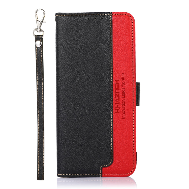 For Google Pixel 10 / 9 KHAZNEH Litchi Texture Leather RFID Phone Case(Black) - Google Cases by PMC TechLife | Online Shopping South Africa | PMC TechLife | Buy Now Pay Later Mobicred