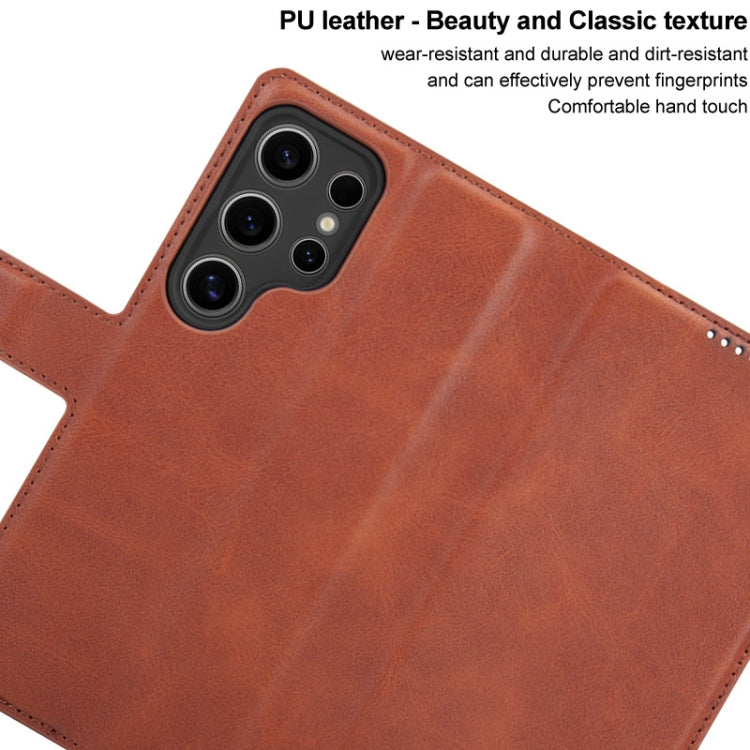 For Samsung Galaxy S24 Ultra 5G IMAK Count Series Flip Leather Phone Case(Red) - free shipping - PMC Jewellery - Order now!