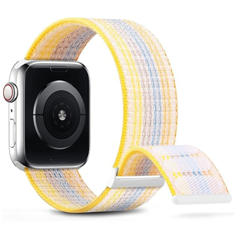 For Apple Watch Series 5 40mm Dual Hook and Loop Nylon Watch Band(Colorful Starlight) - Watch Bands by PMC TechLife | Online Shopping South Africa | PMC TechLife