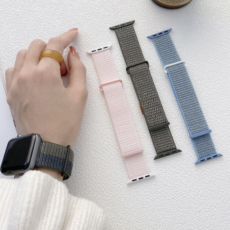 For Apple Watch Series 6 40mm Dual Hook and Loop Nylon Watch Band(Colorful Starlight) - Watch Bands by PMC TechLife | Online Shopping South Africa | PMC TechLife