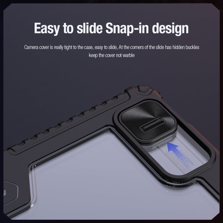 For iPad Pro 13 2024 NILLKIN Bumper Pro Multi-angle Folding Style Tablet Leather Case(Black) - iPad Pro 13 2024 Cases by NILLKIN | Online Shopping South Africa | PMC TechLife | Buy Now Pay Later Mobicred