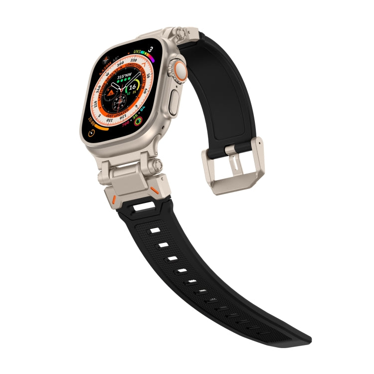 For Apple Watch Series 6 44mm Explorer TPU Watch Band(Titanium Black) - free shipping - PMC TechLife - Order now!