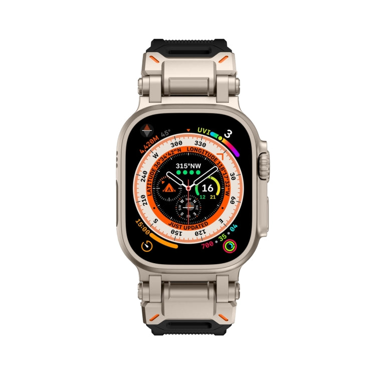 For Apple Watch Series 6 44mm Explorer TPU Watch Band(Titanium Black) - free shipping - PMC TechLife - Order now!