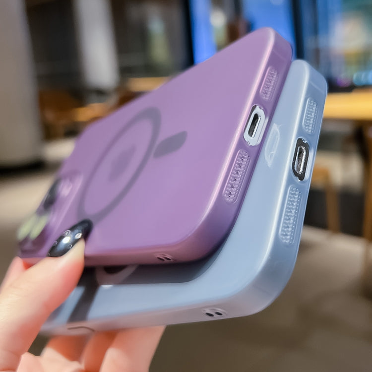 For iPhone 12 Ultra-thin MagSafe Frosted PC Phone Case(Transparent) - iPhone 12 / 12 Pro Cases by PMC TechLife | Online Shopping South Africa | PMC TechLife