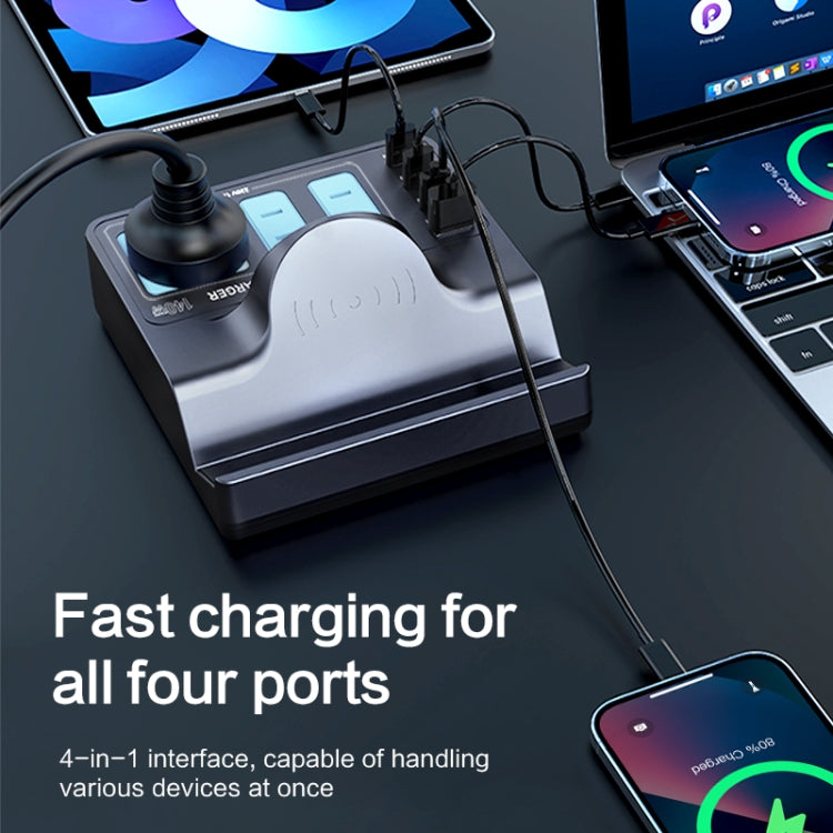 WLX-H11 72W Intelligent Wireless Fast Charging Socket - Multifunction Charger by PMC Jewellery | Online Shopping South Africa | PMC Jewellery | Buy Now Pay Later Mobicred