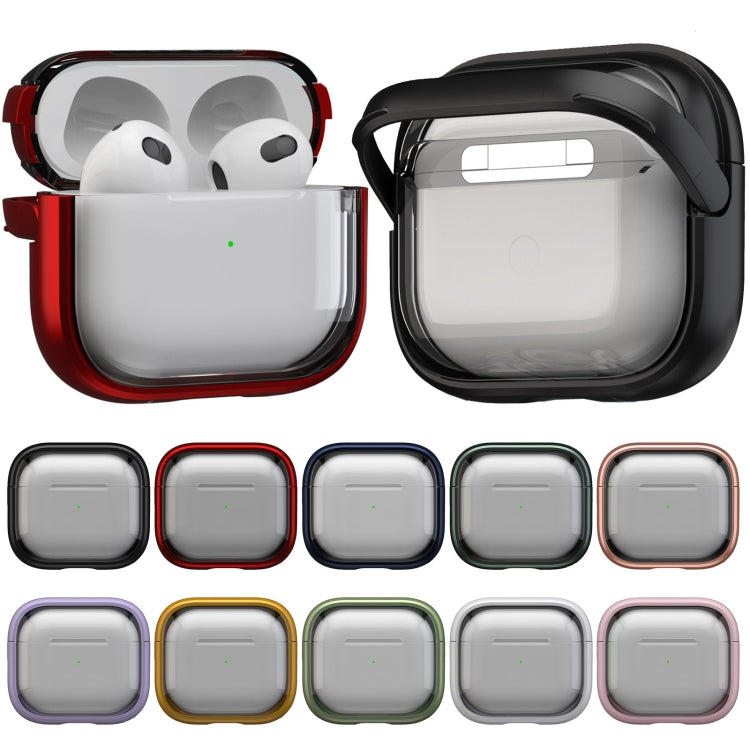 For AirPods Pro 1 TPU Hybrid PC Case with Holder(Green) - For AirPods Pro by PMC Jewellery | Online Shopping South Africa | PMC Jewellery | Buy Now Pay Later Mobicred