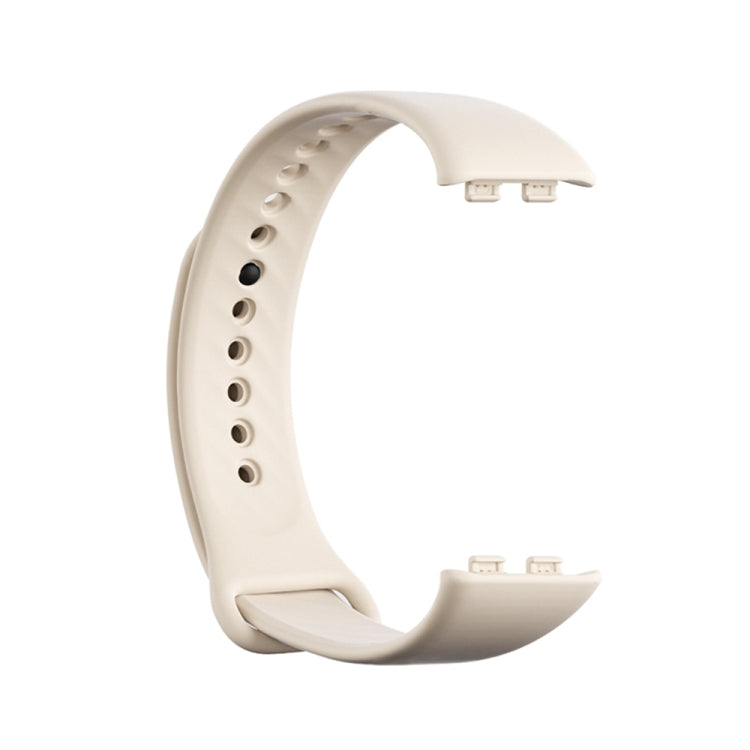 For Honor Band 9 Black Buckle TPU Watch Band(Creamy White) - Watch Bands by PMC TechLife | Online Shopping South Africa | PMC TechLife