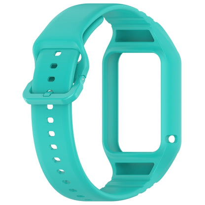 For Xiaomi Mi Band 8 Pro Solid Color Integrated TPU Watch Band(Teal) - Watch Bands by PMC Jewellery | Online Shopping South Africa | PMC Jewellery