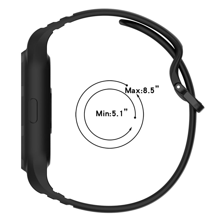 For Xiaomi Mi Band 8 Pro Solid Color Integrated TPU Watch Band(Navy Blue) - Watch Bands by PMC TechLife | Online Shopping South Africa | PMC TechLife
