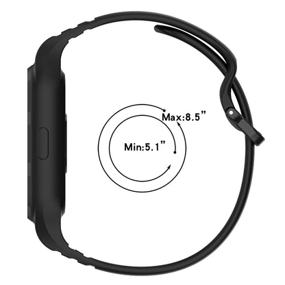 For Xiaomi Mi Band 8 Pro Solid Color Integrated TPU Watch Band(Starlight) - Watch Bands by PMC Jewellery | Online Shopping South Africa | PMC Jewellery