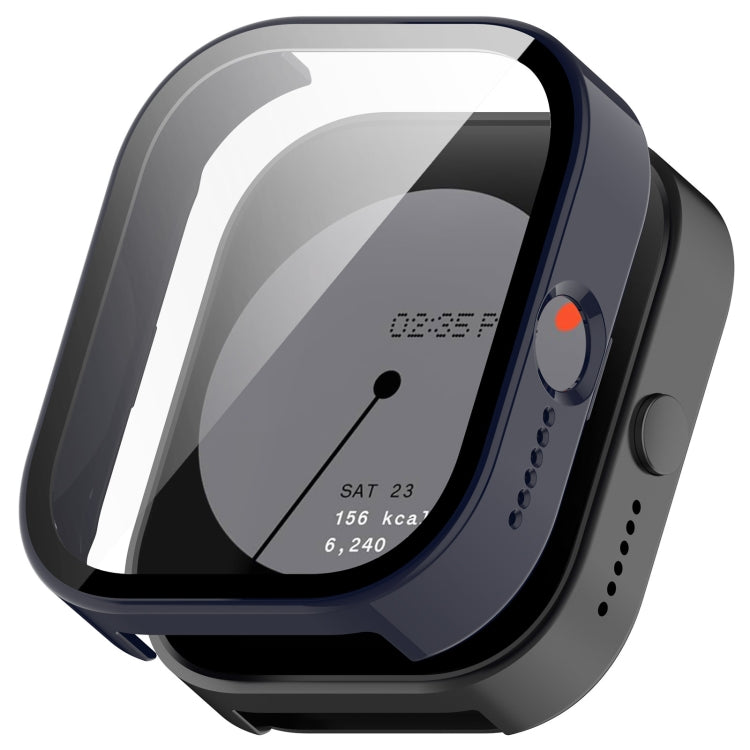 For CMF Watch Pro D395 PC + Tempered Film Integrated Watch Protective Case(Ink Blue) - Watch Case by PMC TechLife | Online Shopping South Africa | PMC TechLife