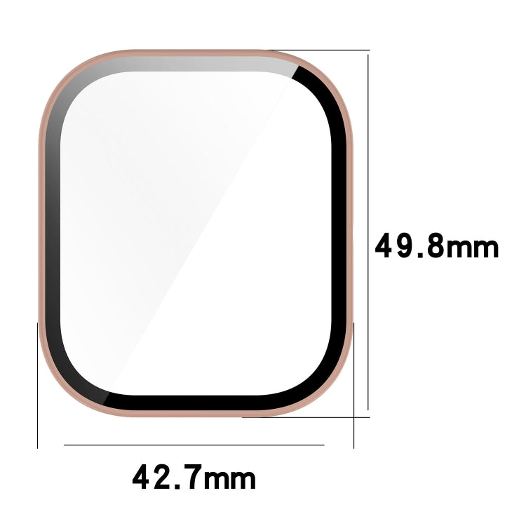 For CMF Watch Pro D395 PC + Tempered Film Integrated Watch Protective Case(Black) - Watch Case by PMC TechLife | Online Shopping South Africa | PMC TechLife