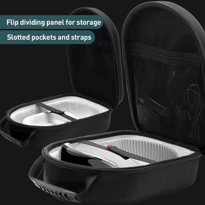 For Apple Vision Pro EVA Cloth Velvet Handle Waterproof Host Storage Bag(Black) - VR Accessories by PMC Jewellery | Online Shopping South Africa | PMC Jewellery | Buy Now Pay Later Mobicred