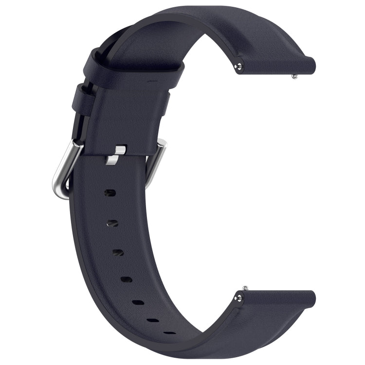 For CMF Watch Pro D395 22mm Round Tail Genuine Leather Watch Band(Navy Blue) - Watch Bands by PMC Jewellery | Online Shopping South Africa | PMC Jewellery