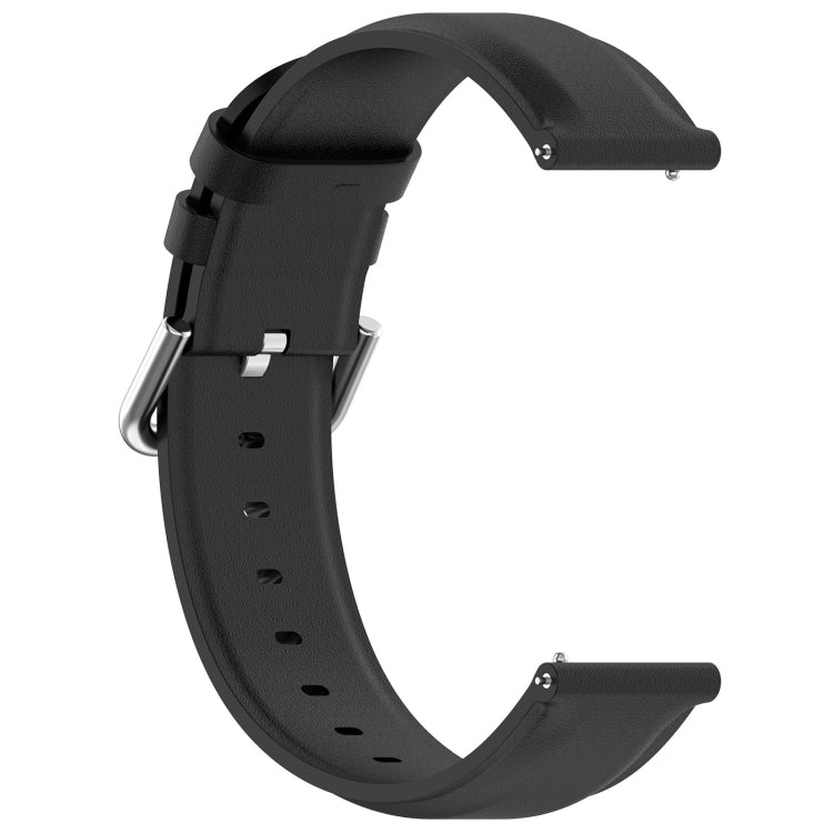 For CMF Watch Pro D395 22mm Round Tail Genuine Leather Watch Band(Black) - Watch Bands by PMC Jewellery | Online Shopping South Africa | PMC Jewellery