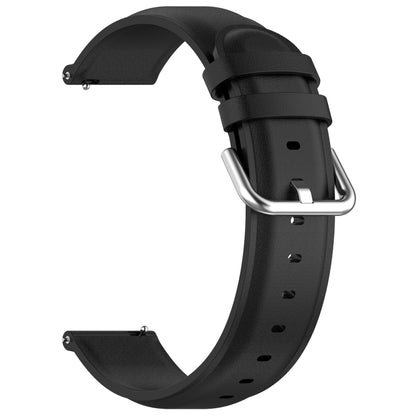 For CMF Watch Pro D395 22mm Round Tail Genuine Leather Watch Band(Black) - Watch Bands by PMC Jewellery | Online Shopping South Africa | PMC Jewellery