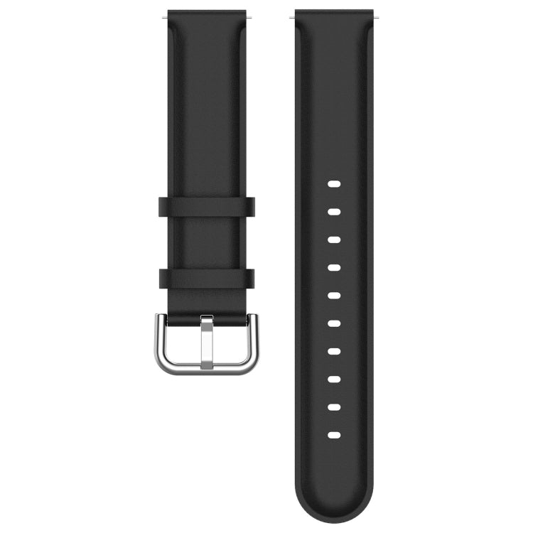 For CMF Watch Pro D395 22mm Round Tail Genuine Leather Watch Band(Black) - Watch Bands by PMC Jewellery | Online Shopping South Africa | PMC Jewellery