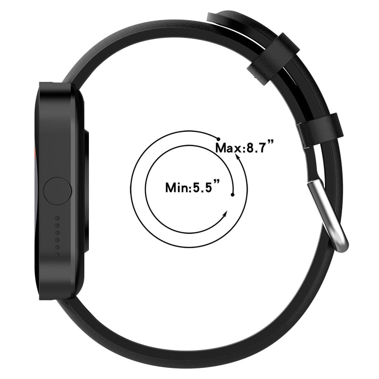 For CMF Watch Pro D395 / Watch Pro 2 22mm Round Tail Genuine Leather Watch Band(Grey) - free shipping - PMC TechLife - Order now!