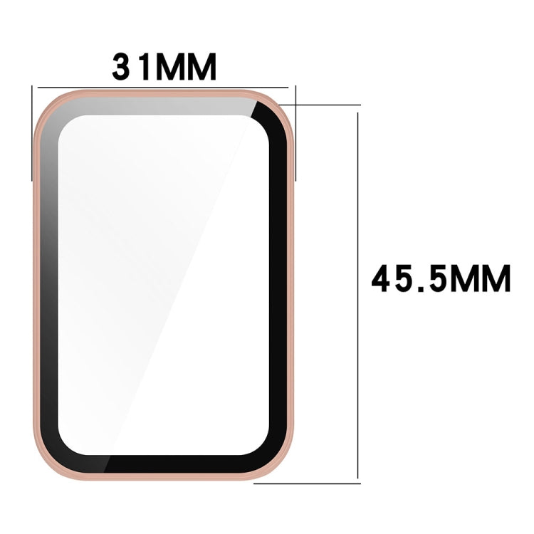 For Honor Band 9 PC + Tempered Film Integrated Watch Protective Case(Transparent) - Watch Cases by PMC TechLife | Online Shopping South Africa | PMC TechLife