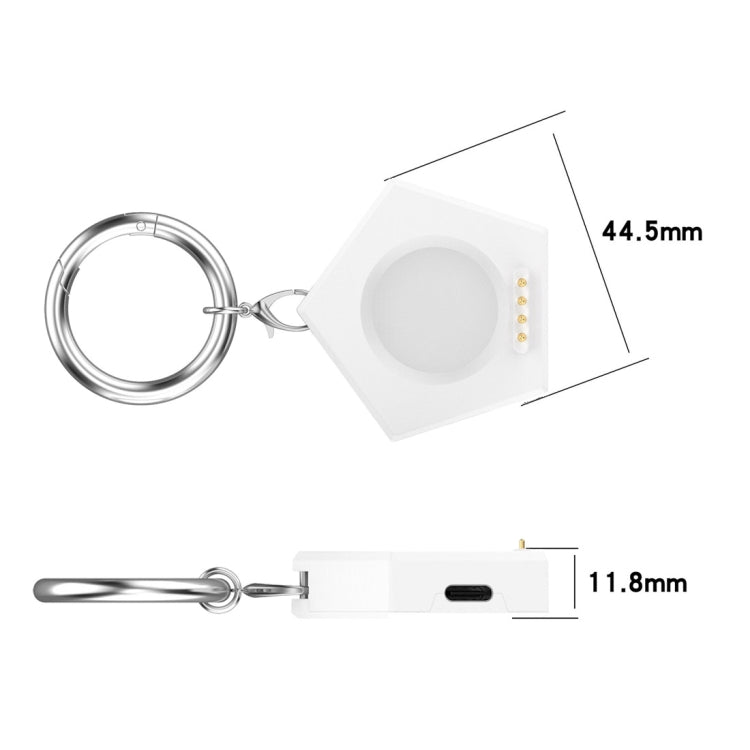 For OPPO Watch X / OnePlus Watch 2 Portable Smart Watch Charger(White) - Charger by PMC TechLife | Online Shopping South Africa | PMC TechLife | Buy Now Pay Later Mobicred