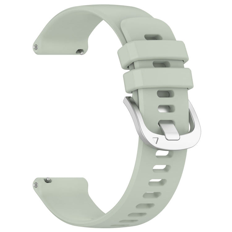 For Xiaomi Watch 2 Liquid Glossy Silver Buckle Silicone Watch Band(Green) - Watch Bands by PMC Jewellery | Online Shopping South Africa | PMC Jewellery