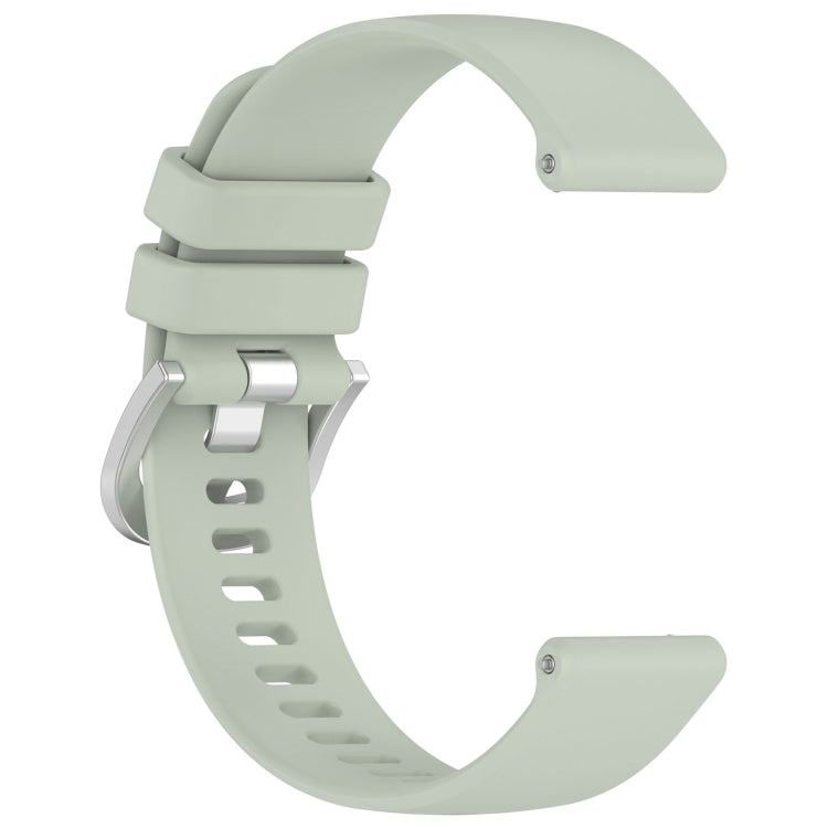 For Xiaomi Watch 2 Liquid Glossy Silver Buckle Silicone Watch Band(Green) - Watch Bands by PMC TechLife | Online Shopping South Africa | PMC TechLife | Buy Now Pay Later Mobicred