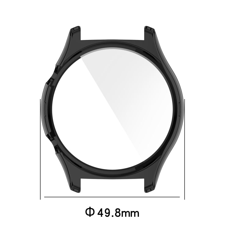 For Honor Watch GS 4 PC + Tempered Film Integrated Watch Protective Case(Black) - Watch Cases by PMC TechLife | Online Shopping South Africa | PMC TechLife | Buy Now Pay Later Mobicred