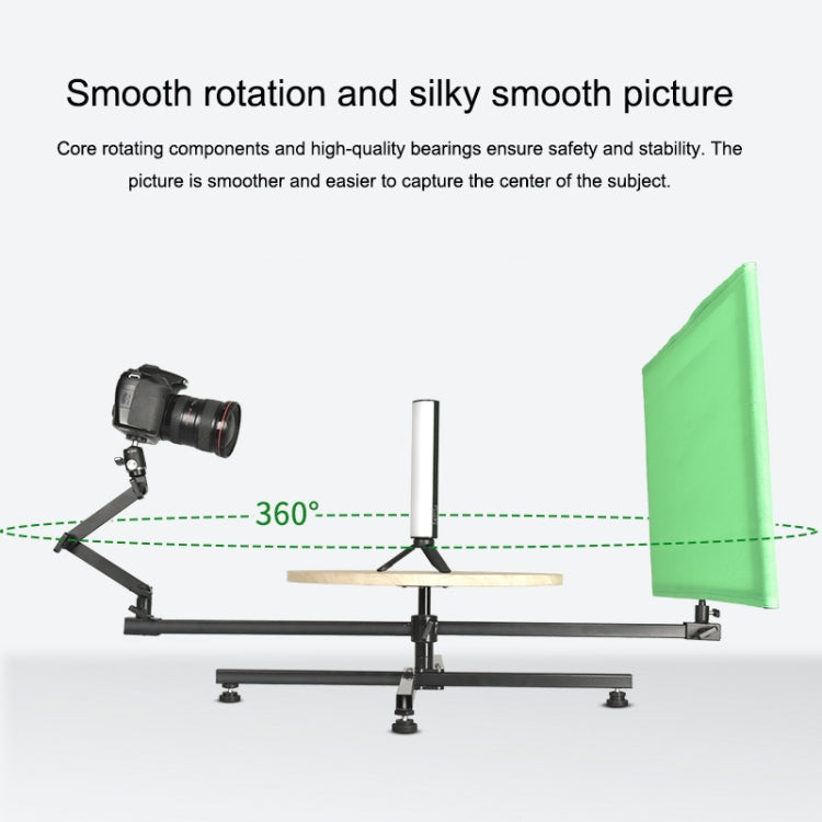 YELANGU Professional Photography Panoramic Round Turntable Surrounding 360 Rotation Video Shooting Platform - free shipping - PMC TechLife - Order now!
