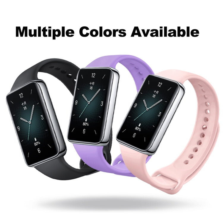 For Honor Band 9 Solid Color Silicone Watch Band(Light Blue) - free shipping - PMC TechLife - Order now!