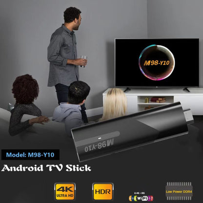 M98-Y10 Allwinner H618 Quad-Core ARM Cortex A53 6K HD Android TV Stick, RAM:2GB+16GB(UK Plug) - Android TV Sticks by PMC Jewellery | Online Shopping South Africa | PMC Jewellery | Buy Now Pay Later Mobicred