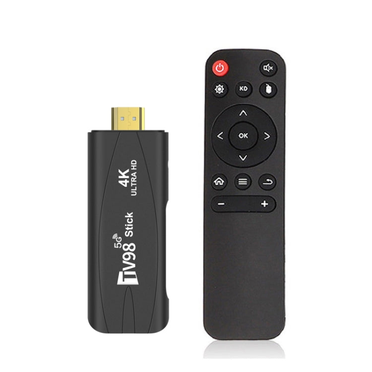 TV98 Rockchip 3228A Quad Core 4K HD Bluetooth Android TV Stick, RAM:4GB+32GB(EU Plug) - Android TV Sticks by PMC TechLife | Online Shopping South Africa | PMC TechLife | Buy Now Pay Later Mobicred