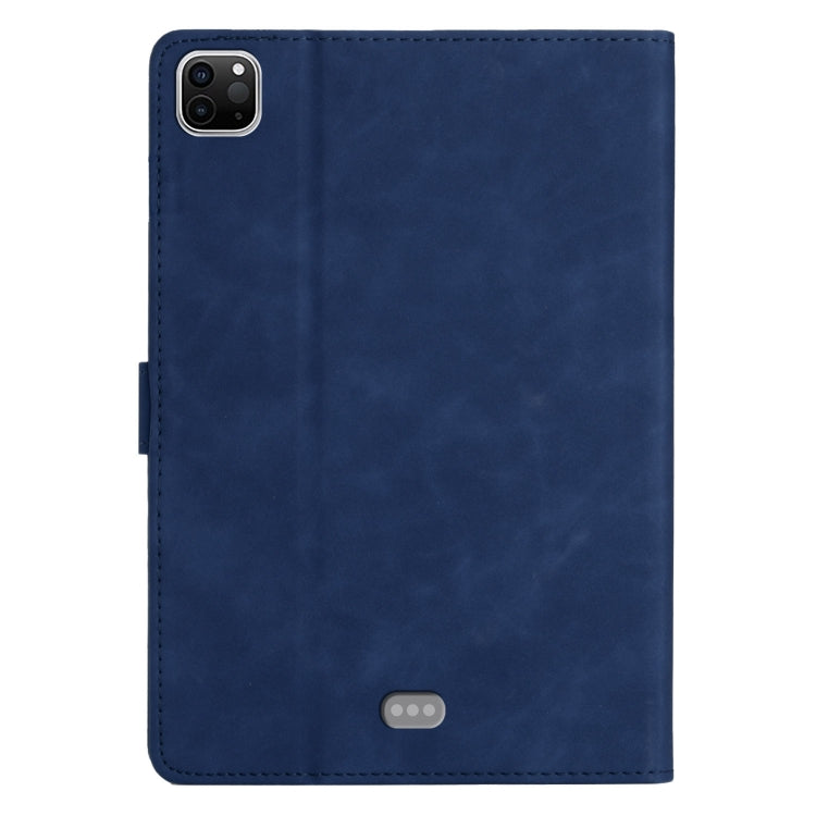For iPad Pro 11 2024 Coconut Tree Embossed Smart Leather Tablet Case(Blue) - iPad Pro 11 2024 Cases by PMC TechLife | Online Shopping South Africa | PMC TechLife | Buy Now Pay Later Mobicred