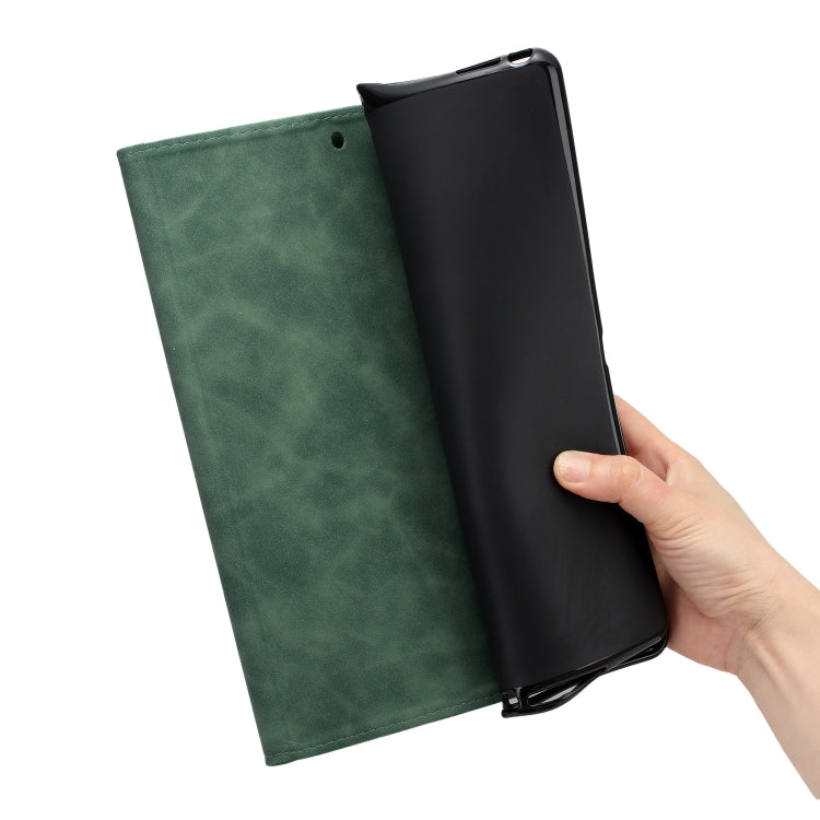 For iPad Pro 11 2024 Coconut Tree Embossed Smart Leather Tablet Case(Green) - iPad Pro 11 2024 Cases by PMC TechLife | Online Shopping South Africa | PMC TechLife | Buy Now Pay Later Mobicred