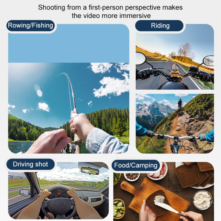 6 in 1 Phone Clamp Adjustable Body Mount Belt Chest Strap with Mount & Screw(Grey) - Chest Belt by RUIGPRO | Online Shopping South Africa | PMC TechLife | Buy Now Pay Later Mobicred